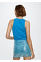 Blue Women's Bustier 37051296 - 8