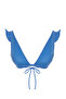 Blue Triangle Ruffle Bikini Top TBESS22BU0023 - 7