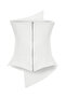 Bridal White Body-Hugging Woven Bustier TPRSS24BZ00008 - 9