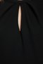 Black Collar Detailed Crepe Mini Knitted Dress TWOSS23EL02015 - 4