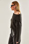 Women's Smoked Degaje Collar Sweater 40981004 - 4