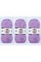 Oren Madame Cotton Hand Knitting Yarn 100 gr 3 Pieces Color 023 Purple