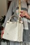 Large Size Knitted Embroidered Handmade Casual Women's Shoulder Bag - 2