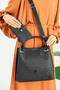 Large Size Knitted Embroidered Handmade Casual Women's Shoulder Bag 4031 black combo