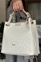 Large Size Knitted Embroidered Handmade Casual Women's Shoulder Bag