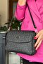 Large Size Daily 5 Compartments 2 Straps Women's Shoulder Bag Large Oversized Shoulder Bag 2117-4005 - 7