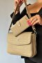 Large Size Daily 5 Compartments 2 Straps Women's Shoulder Bag Large Oversized Shoulder Bag 2117-4005 - 2