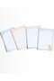 4 Pieces - Mini A7 Size Top Glued Memo Pad - Mini Glued Notepad - Small Patterned Notepad - Notepad - 2
