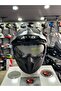 AXXIS Hunter SV Solid A1 Çift Vizörlü Çene Çıkabilen Kask - 6