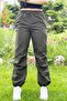 Girl's Elastic Legs Jogger Parachute Pants