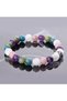 Selenite Amethyst Pink Quartz Moon Stone Apatite - Jade Natural Stone 8 Mm Bracelet - 2