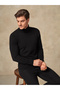 FISHER COLLAR LYCRAL KNIT SWEATER