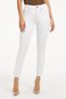 White Skinny Skinny High Waist Fit Trousers