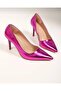 Women's metallic classic stiletto Heeled Shoes - 2