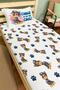 Cotton Satin Fitted Sheet (120X200 20) Pillow Case (50X70) - Cartoon Series