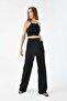 Women's High Waist Velcro Closure Lycra Palazzo Pants
