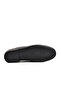 25104 Black Genuine Leather Men's Loafer Shoes - 5