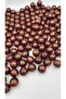 16mm Brown Marbled Caramel Beads, Jewelry, Accessory, Bag Making Beads (100gr ~42 Pieces Beads) - 2