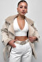 2 Pcs Rectangular Buckle Belt Waist Belt Coat Belt Dress Belt Trouser Belt - 2