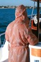 Jacquard Black Countertop Pure Cotton Woven Hooded Unisex Dressing Robe - 6