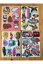Gumball Adventure Time Bears Powerpuff Girls Sticker Sticker Set of 4