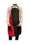 Double Colored Strap Micropolyester Leather Pocket Apron Cafe Chef Restaurant Hairdresser Apron Model