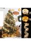 New Year Christmas Tree Yellow Led Lighted Ribbon Ornament 3 m
