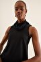 Women's Tulle Detail Asymmetrical Blouse - 4