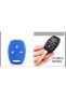 Honda Civic Fd6 Crv Accord 3 Key Silicone Key Protection Case Blue Color