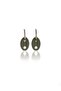 Matte Khaki Color Antiallergic Sailor Knot Earrings