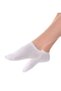 White Women's Booties Socks - Pack of 10 - 2