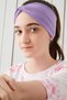 Lilac Children Youth Bandana Hair Band Extra Soft Flexible Natural 100% Cotton Combed - 2