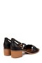 Talia Women's Black Genuine Leather Sandals - 4