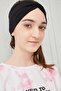 Girl's Black Plain Bandana - 5