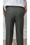Men's Plus Size Classic Khaki Relaxed Cut Fabric Trousers - 5