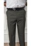 Men's Plus Size Classic Khaki Relaxed Cut Fabric Trousers - 7