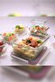 Square Glass Storage Container 2 X 920 Ml - 4