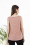 Women's Lace Collar V-Neck Polka Dot Blouse - 5
