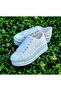 Women's White Lightweight Comfortable Glitter Bridal Shoes 6cm - 8