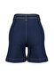 Mavi Fitted Dikiş Detaylı Yüksek Bel Denim Şort TWOSS24SR00015 - 8