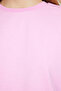 Pembe %100 Pamuk Basic Bisiklet Yaka Örme T-Shirt TWOSS23TS00000 - 8