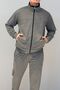 Men's Lycra Combed Cotton Rib Tracksuit 3719 Anthracite