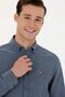 G081sz004 1672287 Akıs023k Us Polo Assn Men's Shirt Navy Blue - 3
