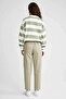 S2790Az/Kh445 Women's Canvas Trousers Lt.Khaki - 4