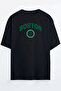 Boston Printed Unisex Oversize T-shirt