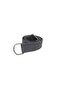 Unisex 4-Piece Navy Blue Gray White Black D Ring Woven Tactical Sports Canvas Cloth Denim Belt - 3