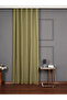 Extraform Gathered Olive Green Tulle Curtain Leaded Honeycomb - 2