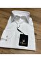 Regularfit White Satin Classic Collar Shirt - 2