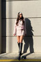 Pink Button Detailed Tweed Jacket - 3