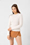 Women's Round Neck Plush Knitwear Sweater - 3